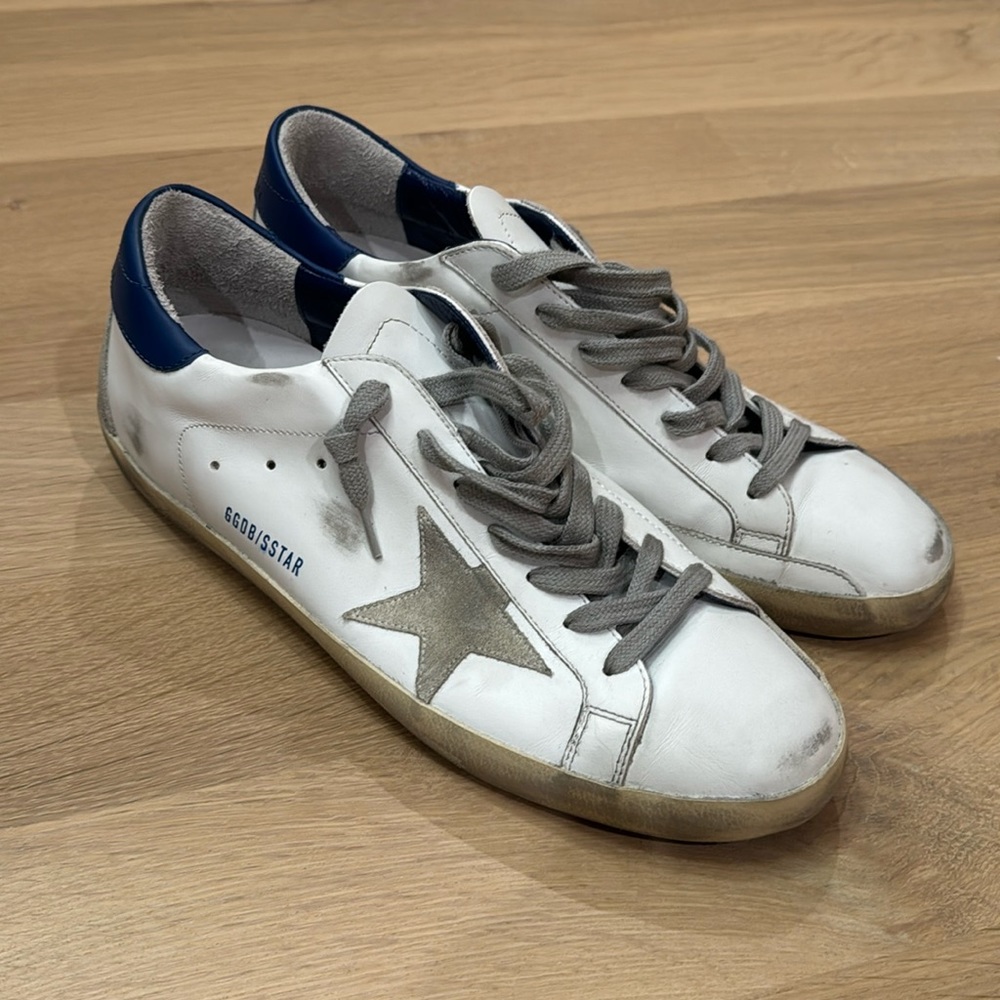 Golden Goose Men’s Super-Star Sneakers (Size: 44)
